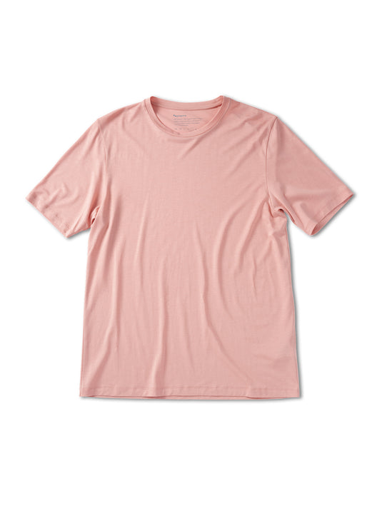 Pinqponq T-Shirt TENCEL™ - Wooden Pink (Male) Outlet