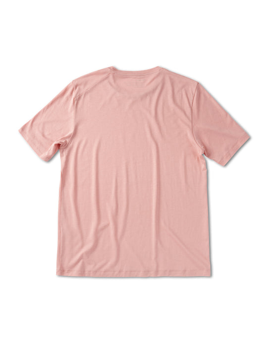 Pinqponq T-Shirt TENCEL™ - Wooden Pink (Male) Outlet