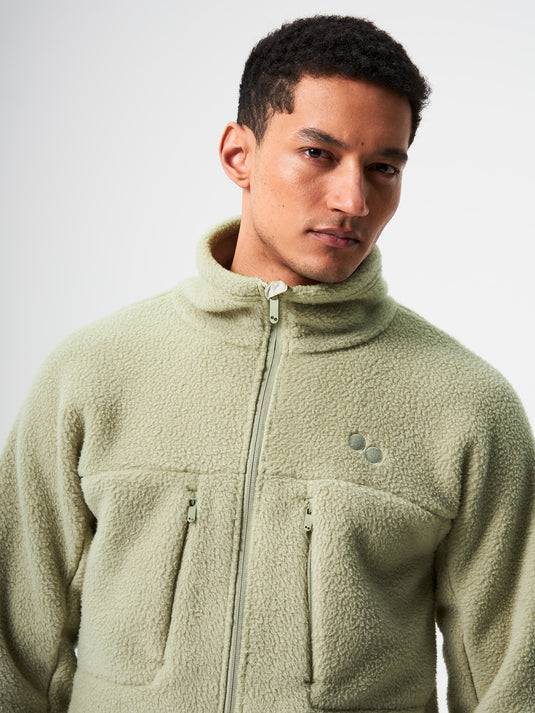 Pinqponq Fleece Jacket - Reed Olive (Male) Auslauf