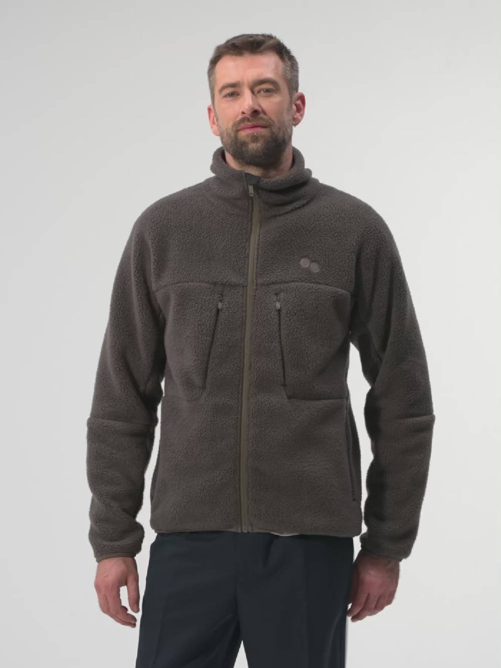 Pinqponq Fleece Jacket - Coffee Brown (Male) Angebote