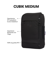 Pinqponq Cubik Medium - Rooted Black Günstiger Verkauf