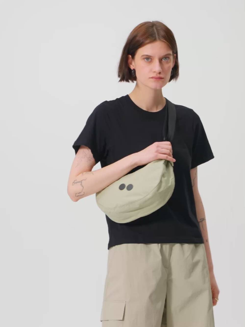 Pinqponq Krumm Small - Pure Olive Blitzverkäufe