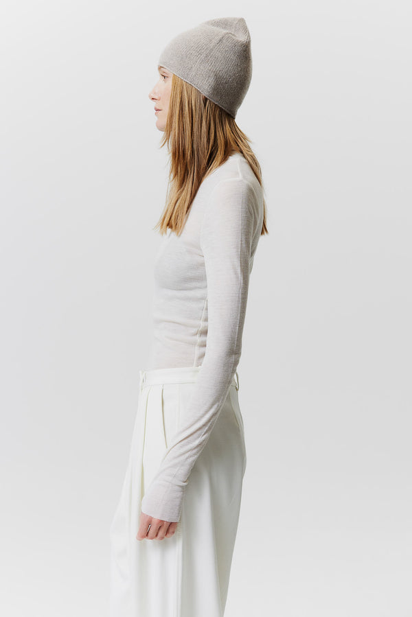Prinz Berlin Kaschmir Beanie Fine Knit Beige Online