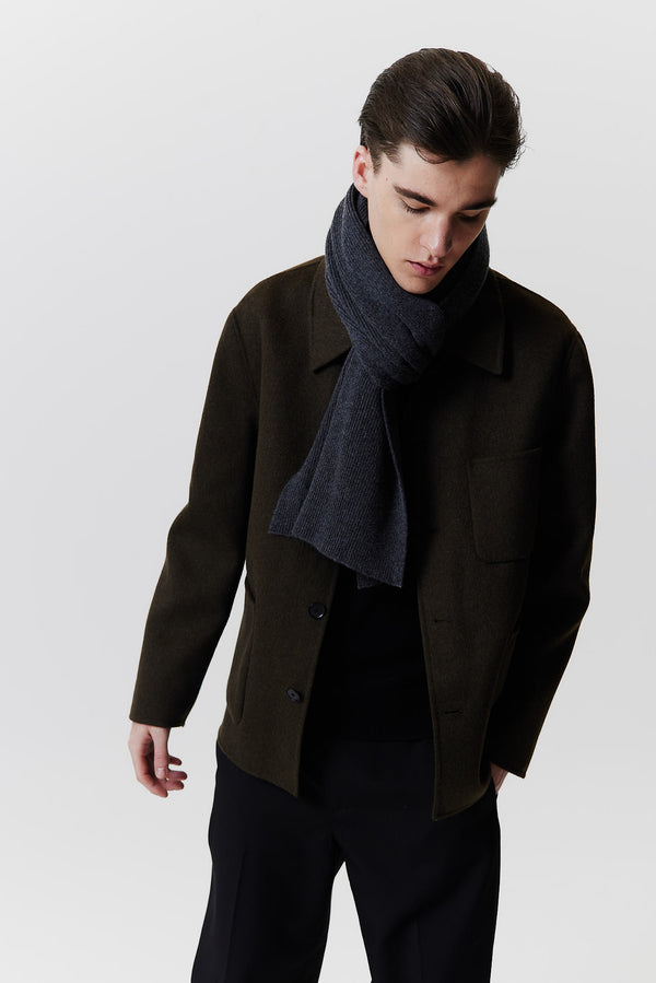 Prinz Berlin Kaschmir Schal Classic Knit Graphit Meist gekauft