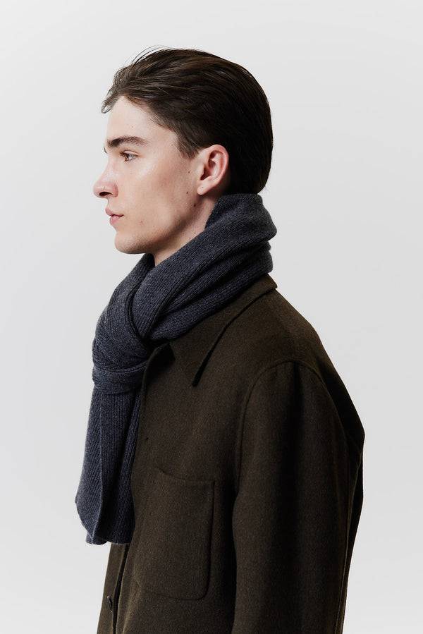 Prinz Berlin Kaschmir Schal Classic Knit Graphit Meist gekauft
