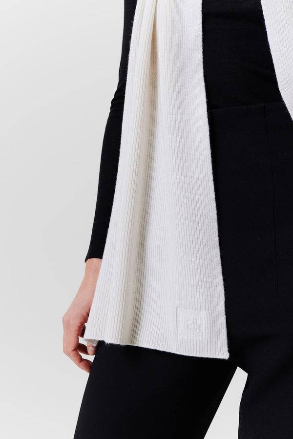 Prinz Berlin Kaschmir Schal Classic Knit Off-White Online