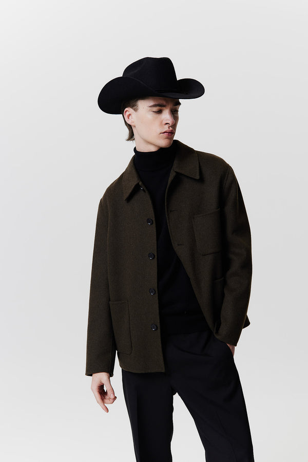 Prinz Berlin Merino Cowboy Hut Lifted Brim Schwarz Outlet