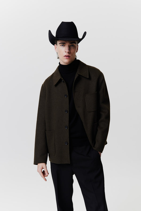 Prinz Berlin Merino Cowboy Hut Lifted Brim Schwarz Outlet