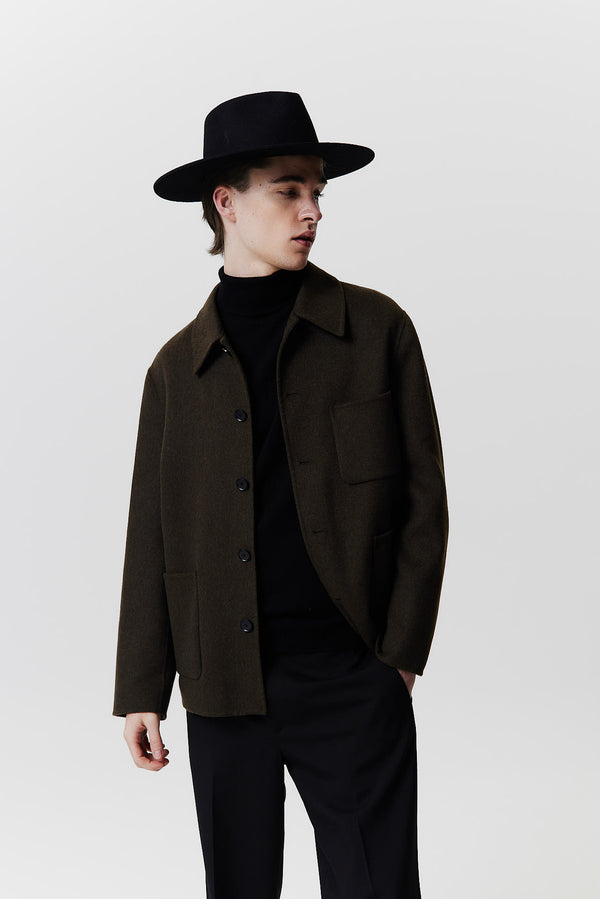 Prinz Berlin Merino Fedora Hut Classic Brim Schwarz Verkauf