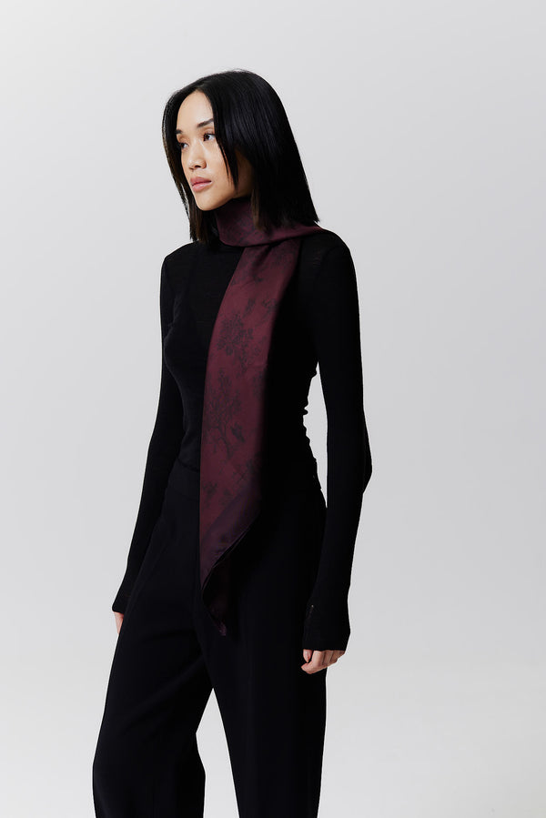 Prinz Berlin Seidentuch Toile Valentine 123 Bordeaux Online