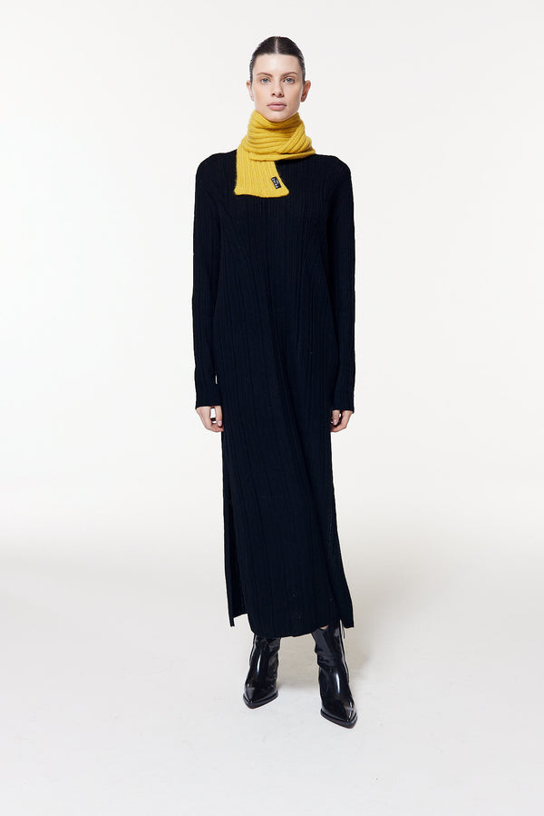 Prinz Berlin Kaschmir Kurzschal Hand Knit Gelb Verkauf