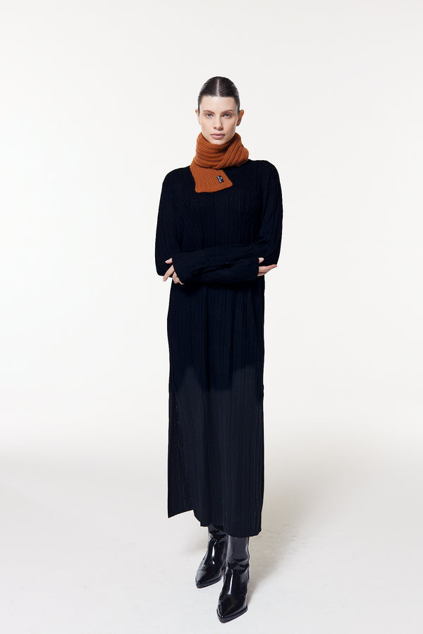 Prinz Berlin Kaschmir Kurzschal Hand Knit Karamell Hotsell