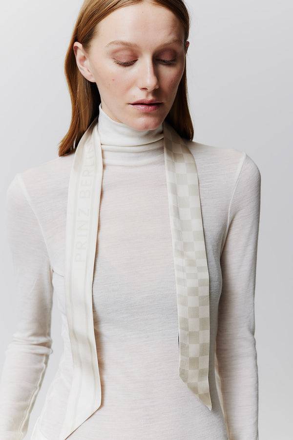 Prinz Berlin Seidentwilly Illusion Off-White Schlussverkauf