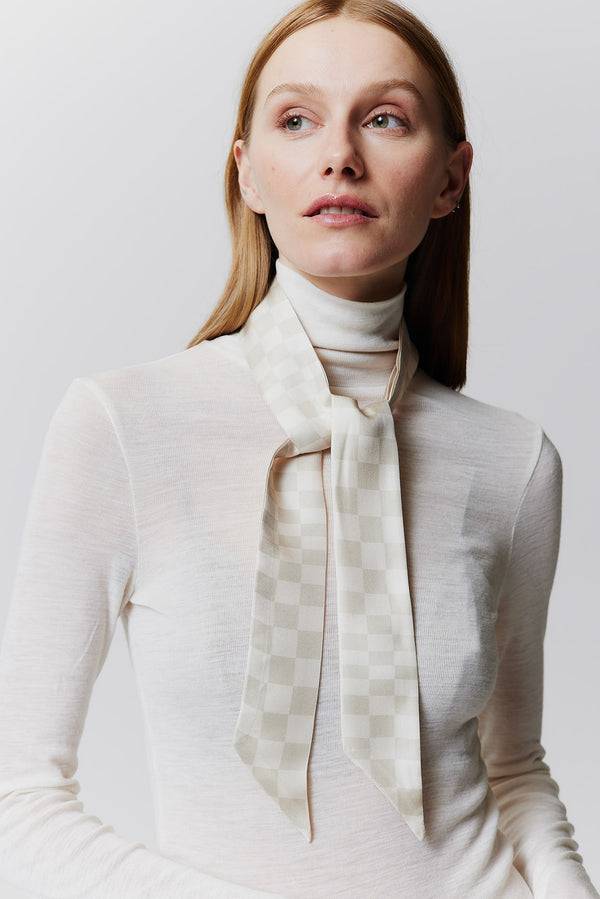 Prinz Berlin Seidentwilly Illusion Off-White Schlussverkauf
