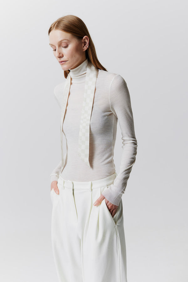 Prinz Berlin Seidentwilly Illusion Off-White Schlussverkauf