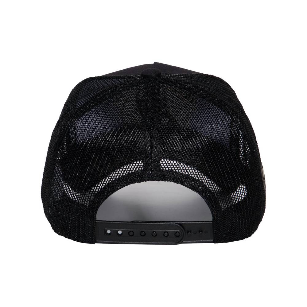 Queen Kerosin Trucker Cap «Man in Black» Fabrikverkauf
