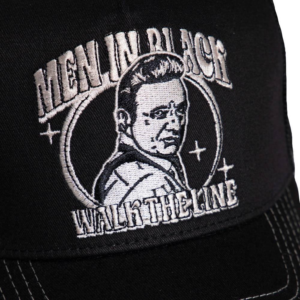Queen Kerosin Trucker Cap «Man in Black» Fabrikverkauf