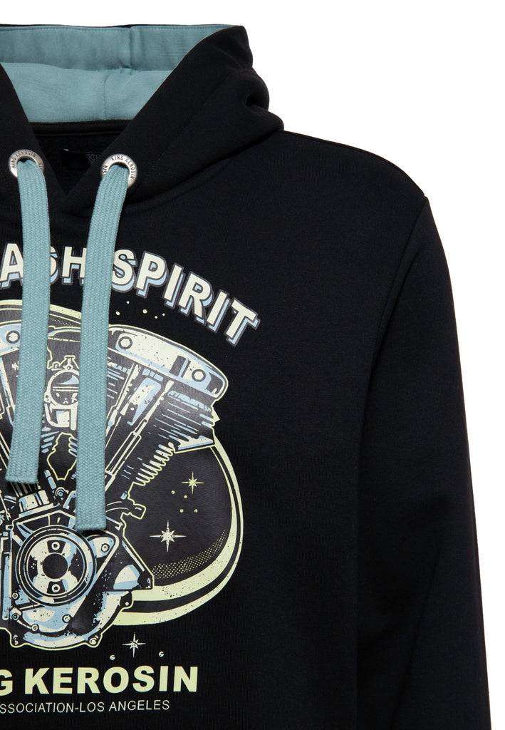 Queen Kerosin Hoodie «Unleash Spirit» Outlet