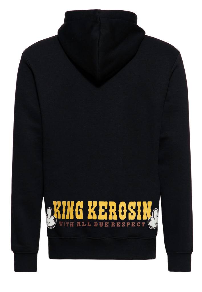 Queen Kerosin Hoodie «Natural Born Badass» Auslauf