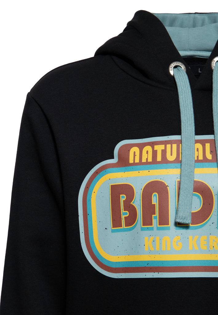 Queen Kerosin Hoodie «Natural Born Badass» Auslauf