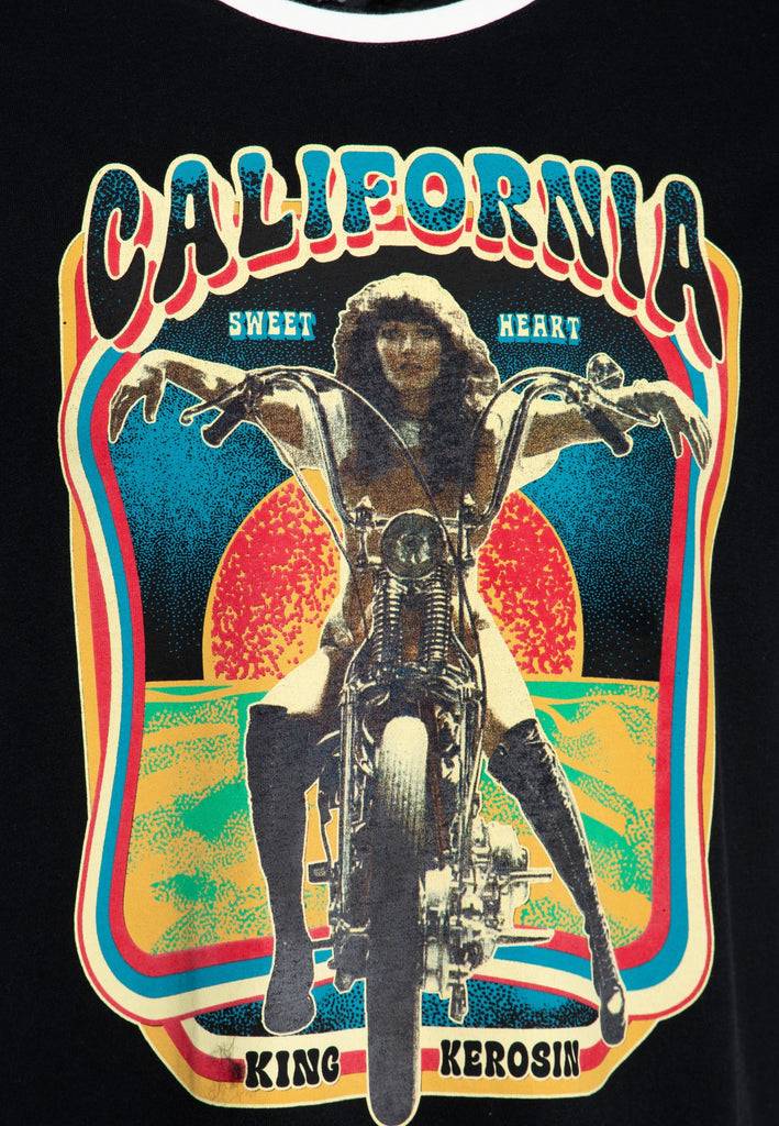 Queen Kerosin T-Shirt «Sweet Heart» Schlussverkauf