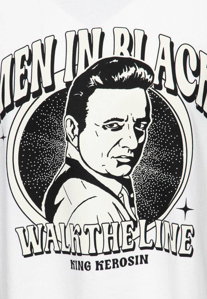 Queen Kerosin T-Shirt «Man in Black» Verkauf