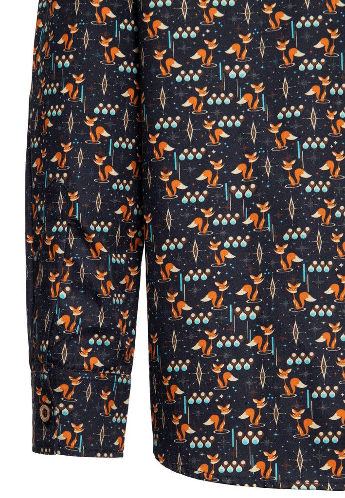 Queen Kerosin Langarmhemd «Foxy» im Angebot