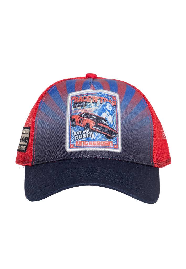 Queen Kerosin Trucker Cap «Race'N'Trap» Fabrikverkauf