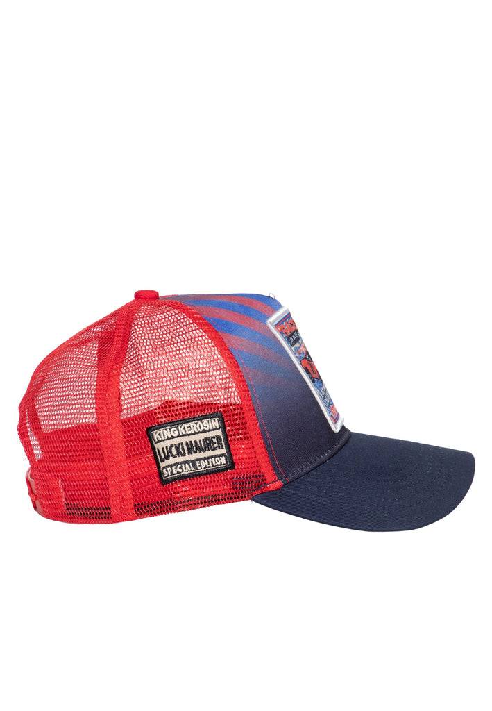 Queen Kerosin Trucker Cap «Race'N'Trap» Fabrikverkauf