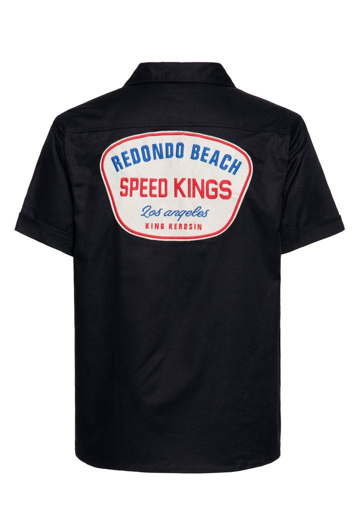 Queen Kerosin Workwear Hemd «Speed Kings» Fabrikverkauf
