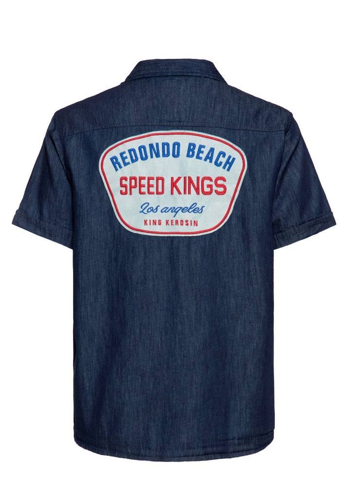 Queen Kerosin Workwear Hemd «Speed Kings» Meist gekauft