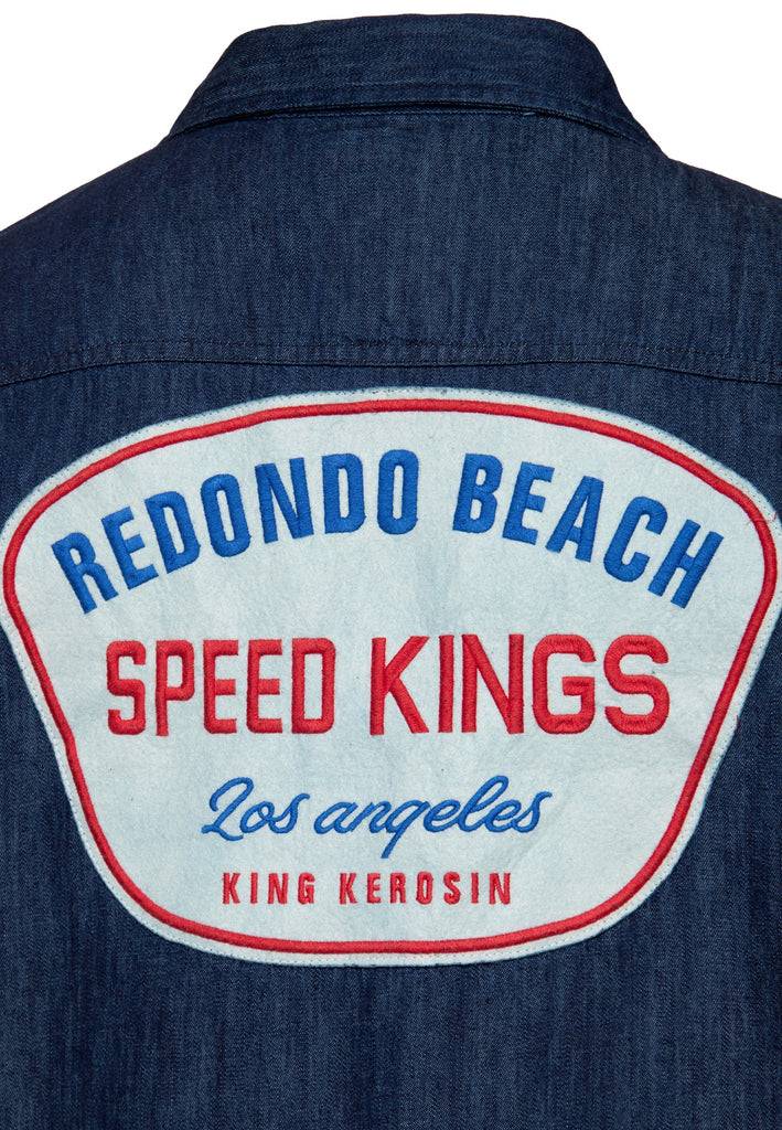 Queen Kerosin Workwear Hemd «Speed Kings» Meist gekauft