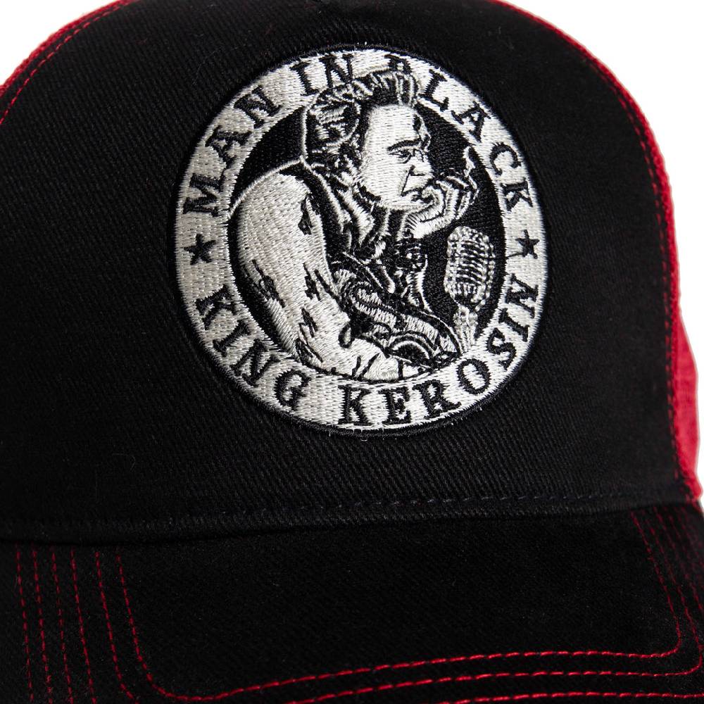 Queen Kerosin Trucker Cap «Man in Black» Schlussverkauf