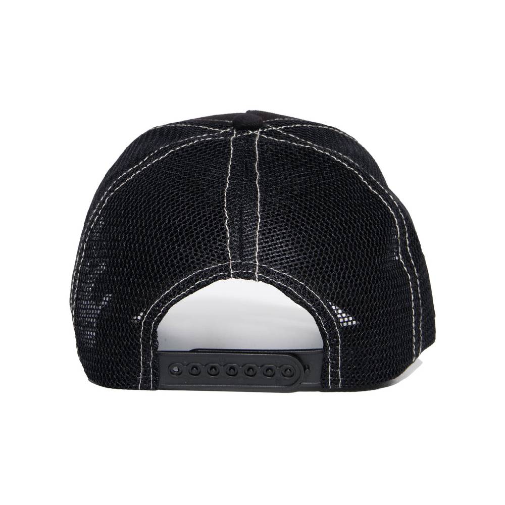 Queen Kerosin Trucker Cap «Man in Black» Fabrikverkauf