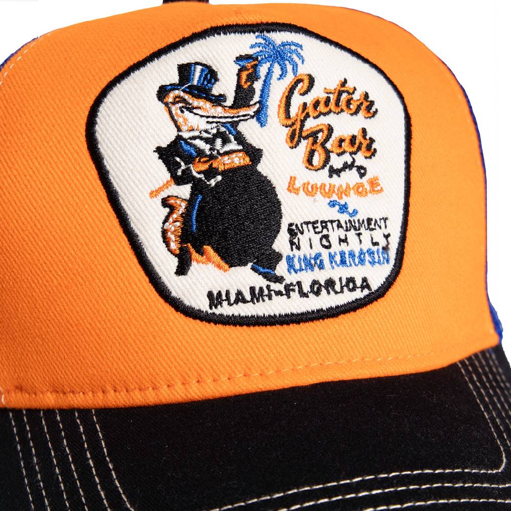 Queen Kerosin Trucker Cap «Gator Bar and Lounge» Blitzverkäufe