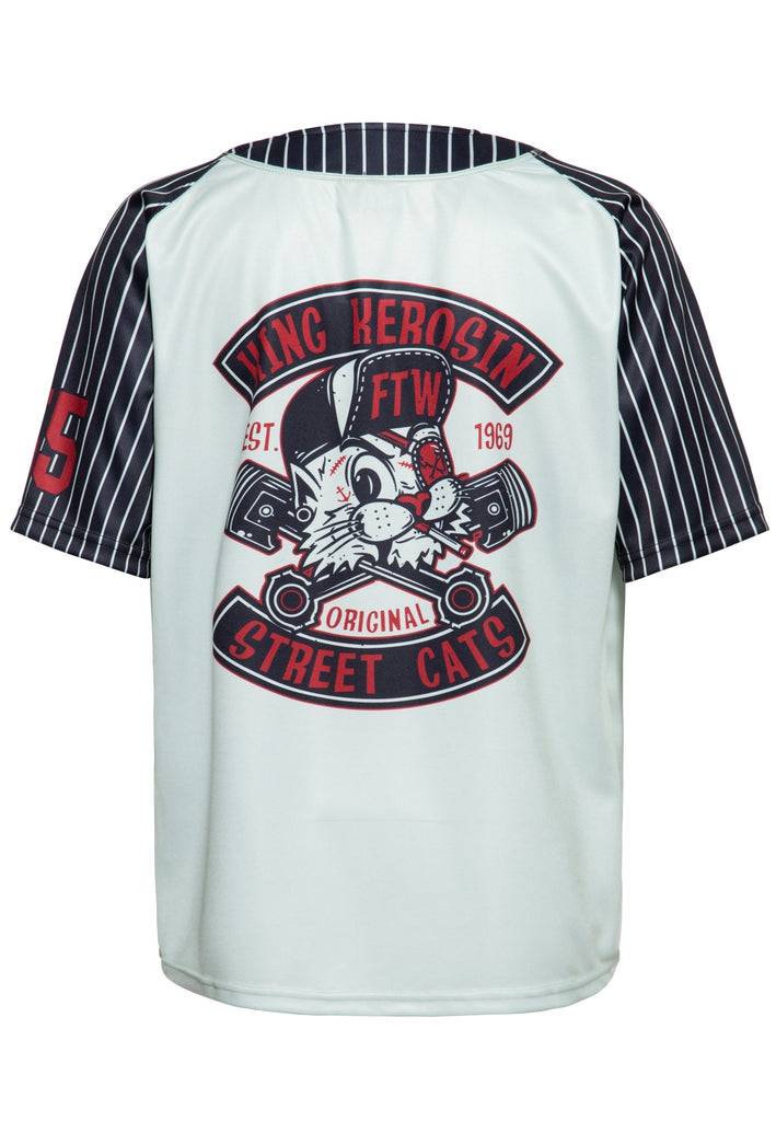 Queen Kerosin Baseballhemd «Street Cats» Verkauf
