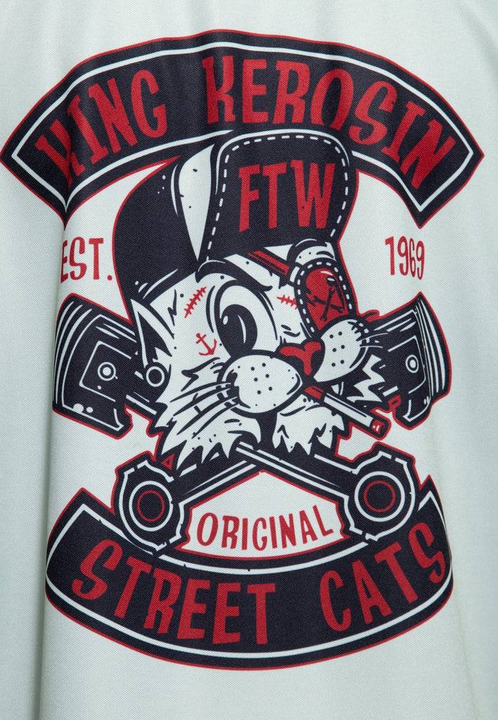 Queen Kerosin Baseballhemd «Street Cats» Verkauf