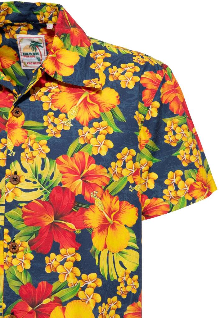 Queen Kerosin Hawaiihemd «Hibiscus Dream» Angebote