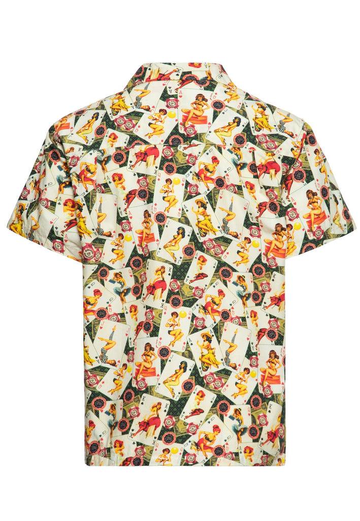Queen Kerosin Hawaiihemd «Vegas Vibes» im Angebot
