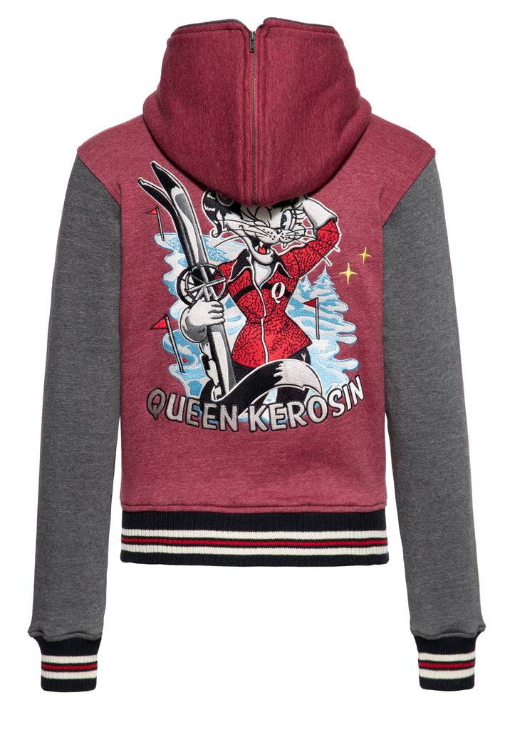 Queen Kerosin Collegejacke «Fast & Curvy» Auslauf