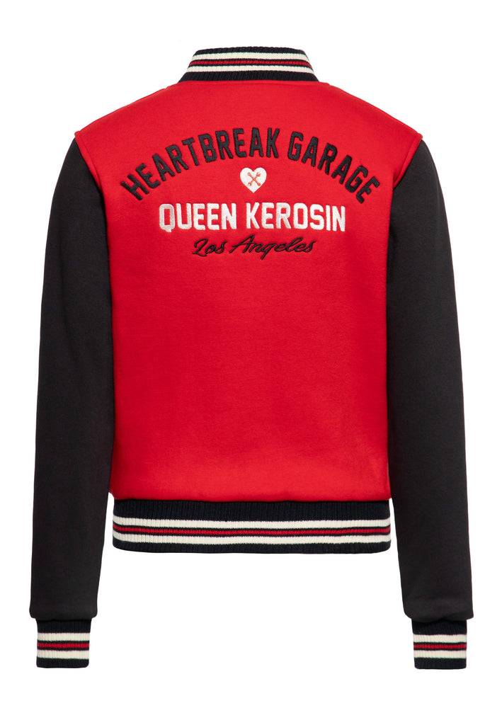 Queen Kerosin College Jacke «Heartbreak Garage» Günstiger Verkauf