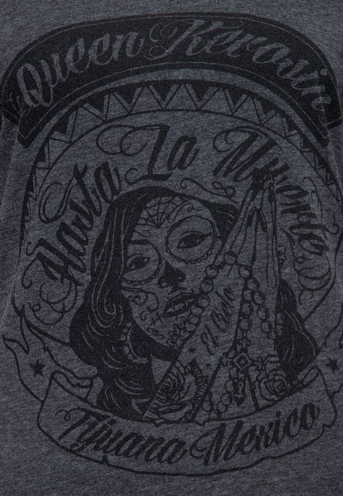 Queen Kerosin Enzym Wash T-Shirt «Hasta La Muerte» Online