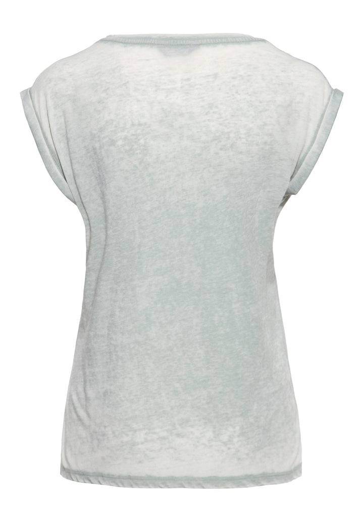 Queen Kerosin Enzym Wash T-Shirt «Super Cutie» Auslauf