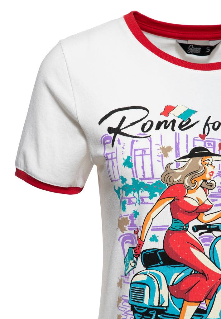 Queen Kerosin T-Shirt «Rome for Lovers» Hotsell