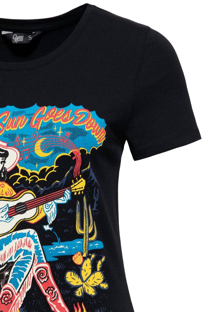 Queen Kerosin T-Shirt «When The Sun Goes Down» Günstiger Verkauf