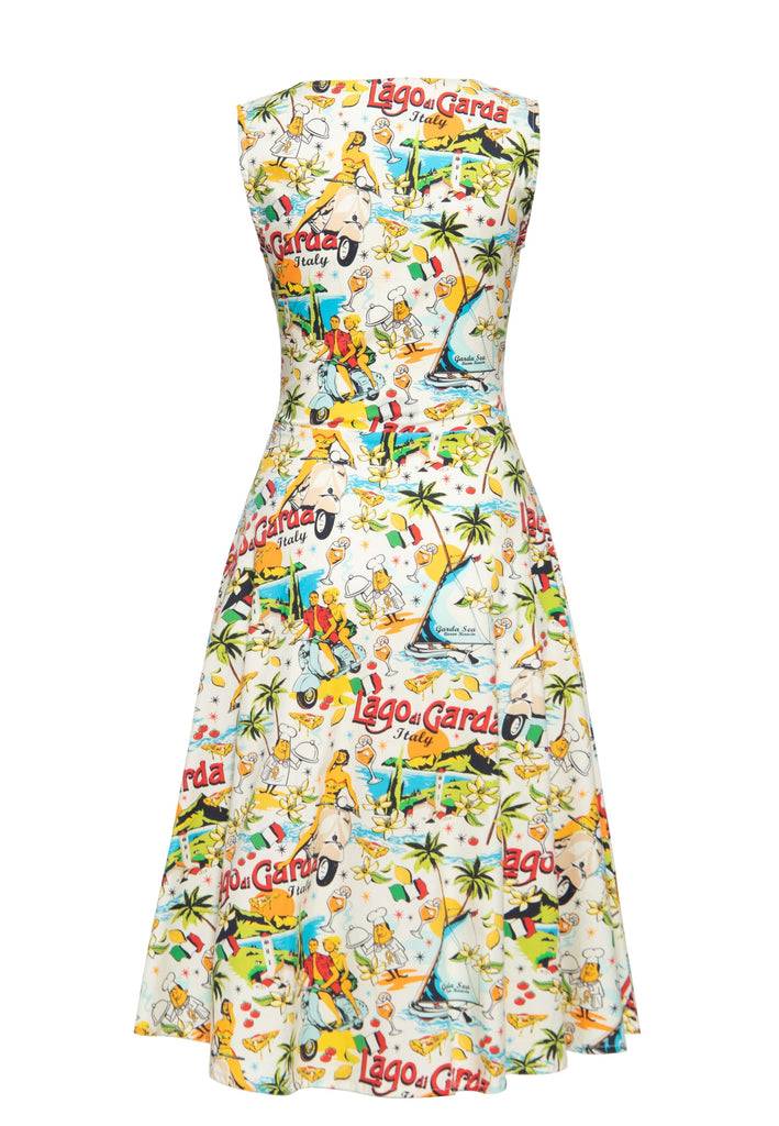 Queen Kerosin Swingkleid «Lago di Garda» Auslauf