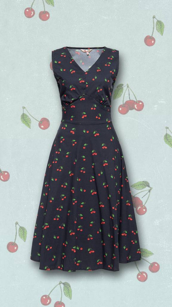 Queen Kerosin Swingkleid «Cherry»