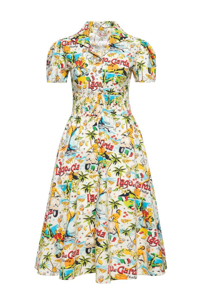 Queen Kerosin Swingkleid «Lago di Garda»