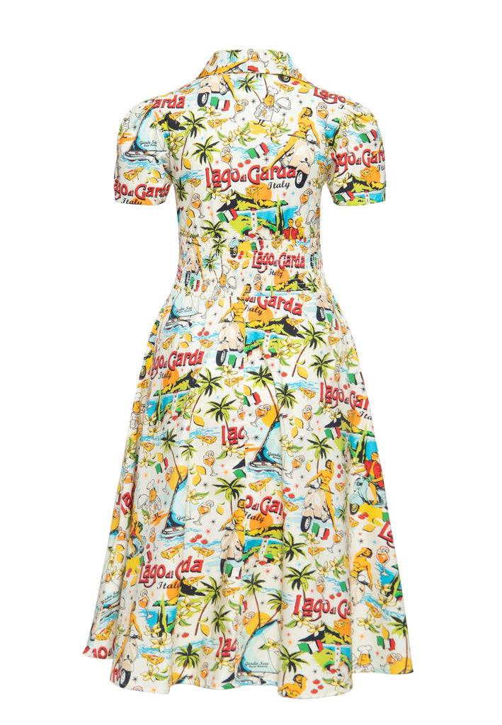 Queen Kerosin Swingkleid «Lago di Garda» Günstiger Verkauf
