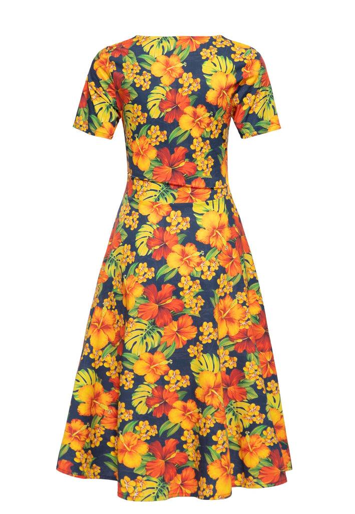 Queen Kerosin Swingkleid «Hibiskus» Blitzverkäufe